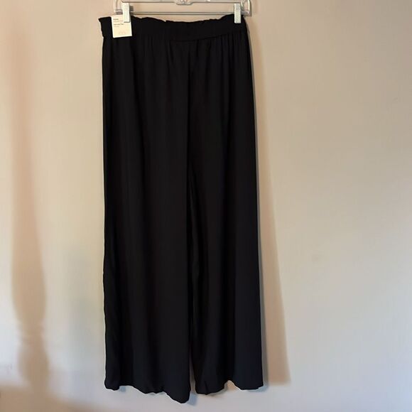 New! Calia Carrie Underwood Wide Leg Swim Cover Up Pant Size Large Black NWT - Picture 9 of 16